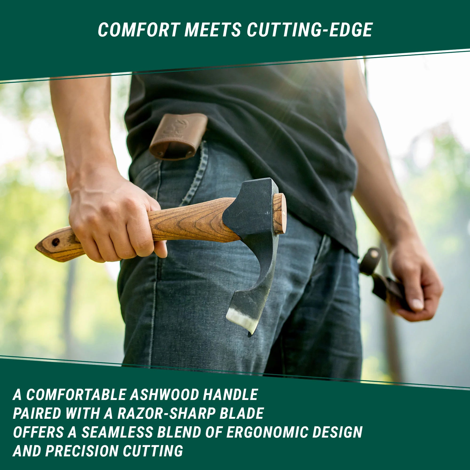 Compact Wood Carving Adze