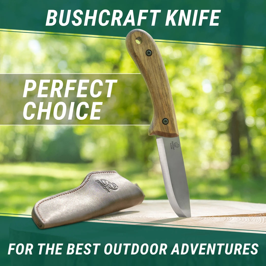 Carbon Steel Bushcraft Knife