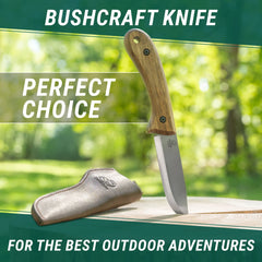 Carbon Steel Bushcraft Knife