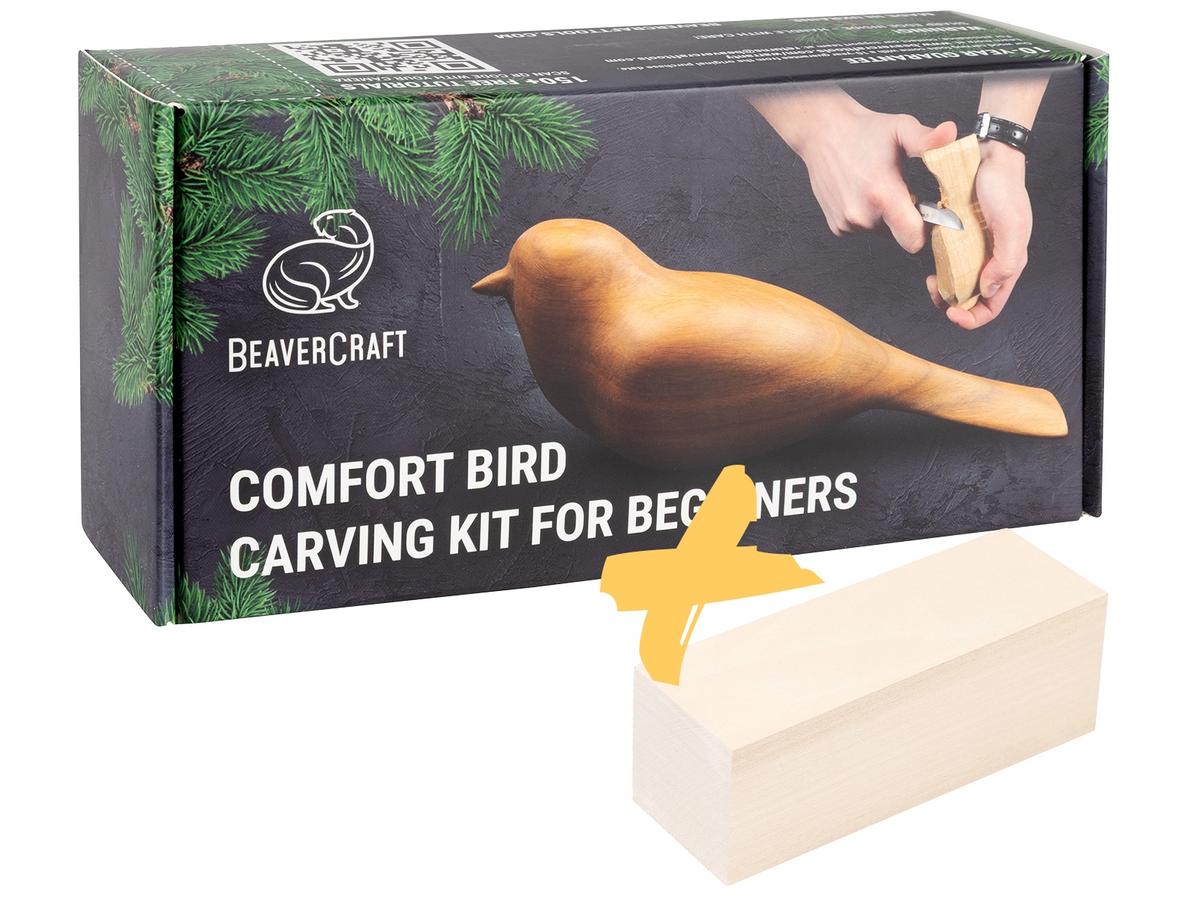 Bird Lover Starter Bundle – 3 Blanks, Extra Basswood
