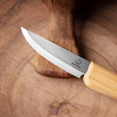 Sloyd Whittling Knife – Carving Knife for Fast Wood Removal & Shaping – C1M