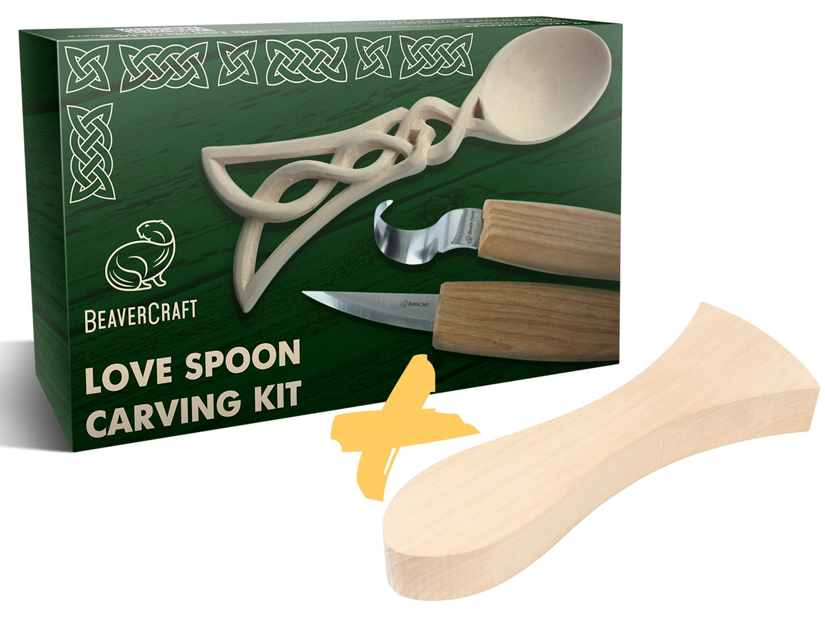 Celtic Love Spoon Bundle – 2 Blanks