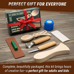 Celtic Spoon Carving Kit – Complete Starter Spoon Carving Kit – DIY04