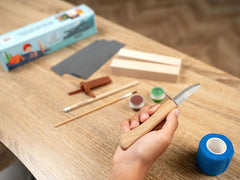 Spruce Tree Carving Kit – Complete Starter Whittling Kit for Kids & Beginners – DIY08