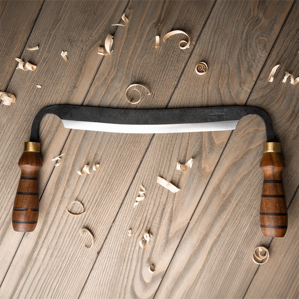 Hand-Forged Drawknife – Walnut Handles