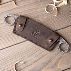 Compact Hand-Forged Drawknife with Sheath