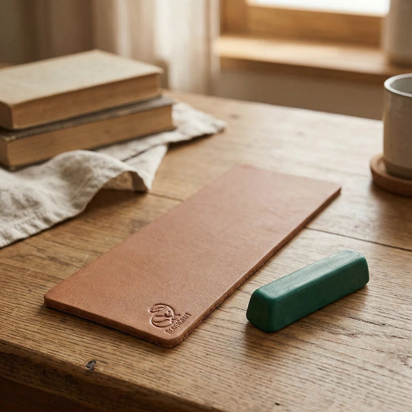 Leather Strop with Compound