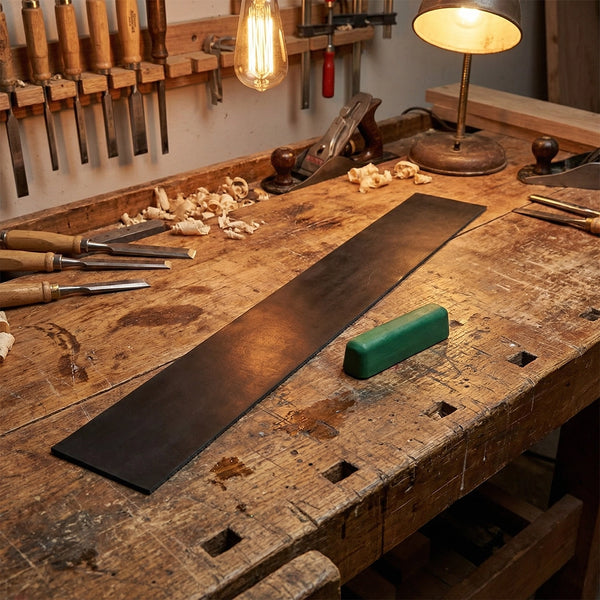 Long Leather Strop with Compound