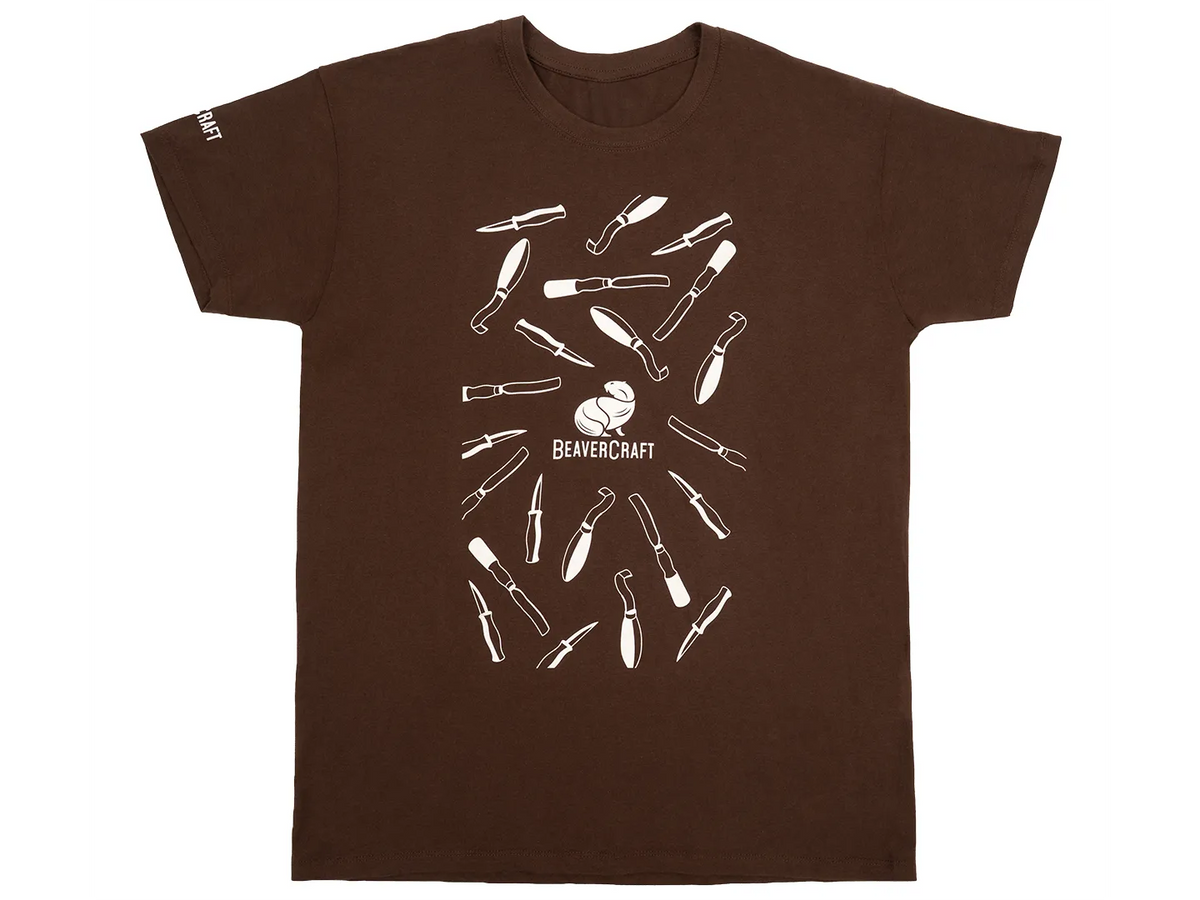 BeaverCraft Women’s T-Shirt (Brown)