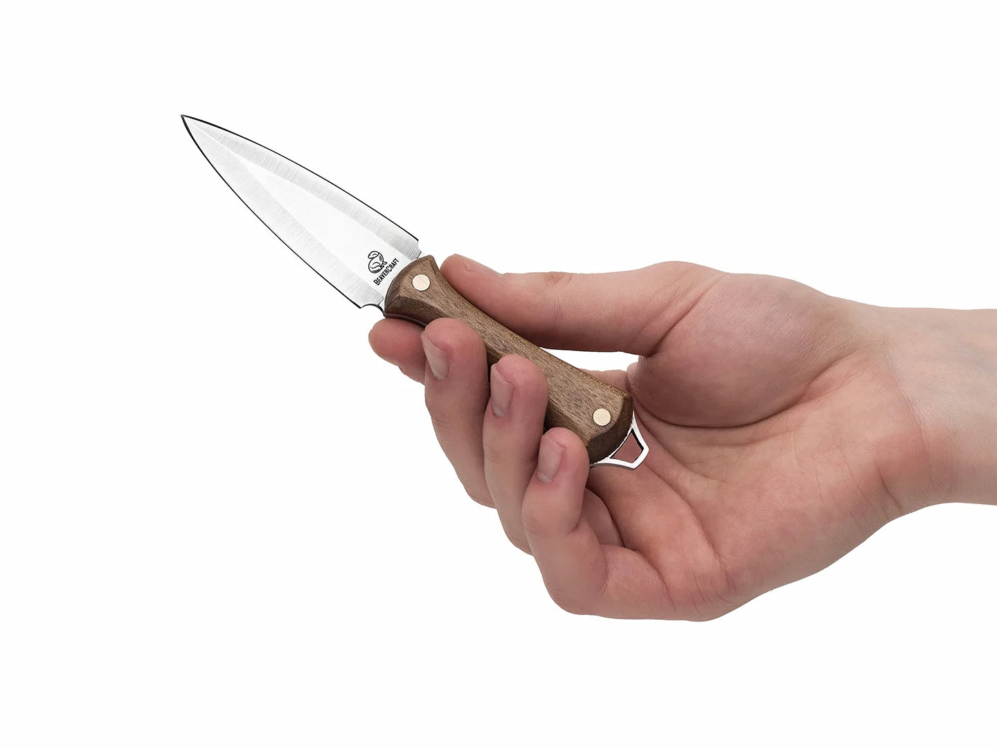 Neck Knife Dagger with Leather Sheath