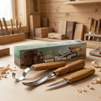 Spoon Carving Set with Gouge, 3 pcs