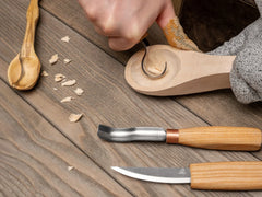 3-Piece Spoon Carving Tool Set – Beginner to Pro Wood Carving Set in Tool Roll – S14M