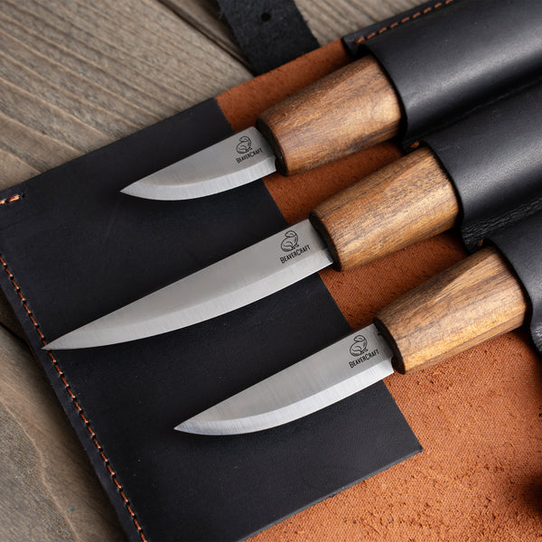 Premium Whittling Knife Set, 3 pcs