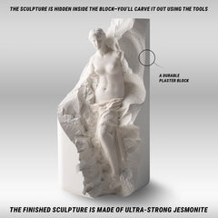 Venus de Milo Sculpting Kit – Complete Starter Plaster Carving Kit – DIY_S_VENUS