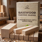 Basswood Carving Block Set, 10 pcs