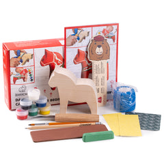 Dala Horse Carving Kit – Complete Starter Whittling Kit for Beginners, Kids & Adults – DIY02