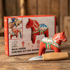 Dala Horse Carving Kit – Complete Starter Whittling Kit for Beginners, Kids & Adults – DIY02