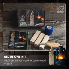 Gift Set of 9 DIY Carving Kits – 9 Carving Projects DIY Kit Bundle – DIY-X