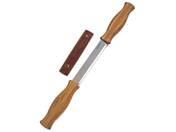 Drawknife – Oak Handles, Leather Sheath