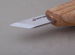 Chip Carving Knife – Skew Carving Knife for Geometric Patterns & Deep Cuts – C12