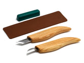 2-Piece Chip Carving Knife Set for Beginners – Wood Carving Set for Wood Decorating – S04