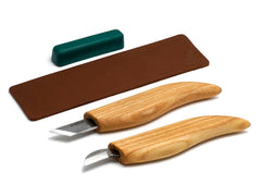 2-Piece Chip Carving Knife Set for Beginners – Wood Carving Set for Wood Decorating – S04