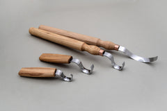 4-Piece Spoon Carving Knife Set – Hook Knife Set for Spoon Making – S11