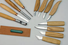12-Piece Wood Carving Tool Set – Extended Wood Carving Set in Tool Roll – S50