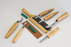 6-Piece Spoon Carving Tool Set – Extended Spoon, Bowl & Kuksa Carving Set – S54