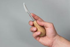 Universal Wood Carving Knife – Palm-Handled Whittling Knife for Beginners & Professionals – C17P