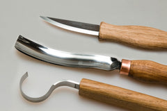 Left-Handed 3-Piece Spoon Carving Tool Set – Wood Carving Set for Spoon, Bowl & Kuksa – S14L