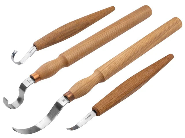 Double Bevel Hook Knives by BeaverCraft