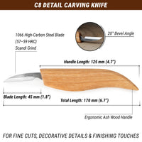 Detail Carving Knife – Narrow Blade