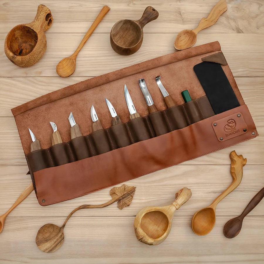 Premium Wood Carving Knife Set, 8 pcs