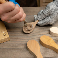 Spoon Carving Blank Set – Elm, Walnut, Maple & Alder, 4 pcs