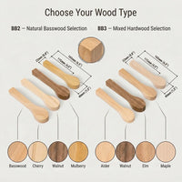 Spoon Carving Blank Set – Elm, Walnut, Maple & Alder, 4 pcs