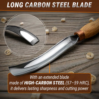 Long Bent Gouge – Sweep 7, 22 mm