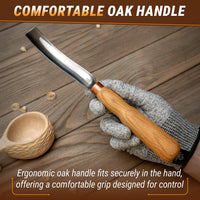 Long Bent Gouge – Sweep 7, 22 mm