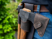 Carving Hatchet & Adze Set with Leather Holster