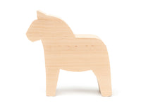 Dala Horse Carving Blank
