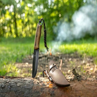 Bushcraft Knife Dusk with Ferro Rod & Sheath