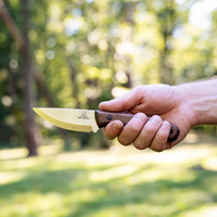 Bushcraft Knife Wild Harvest – Carbon Steel, Leather Sheath