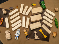 Basswood Carving Block Set, 19 pcs