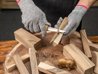 Walnut Carving Block Set, 10 pcs