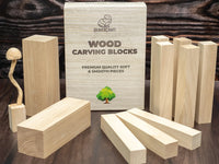 Elm Carving Block Set, 10 pcs
