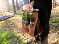 Leather 6-Pack Beer Carrier