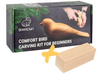 Double Bird Carving Set – Comfort Bird Carving Kit + Extra Cherry Block – BDIY01_BW_C