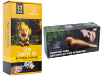 Bird & Bear Carving Kit Bundle