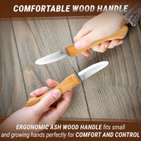 Kids Whittling Knife – Rounded Safety Tip