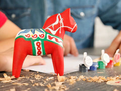 Dala Horse Carving Kit – Complete Starter Whittling Kit for Beginners, Kids & Adults – DIY02